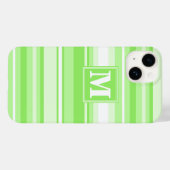 Monogramm Kalkstreifen Case-Mate iPhone Hülle (Rückseite (Horizontal))