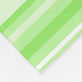 Monogramm Kalkstreifen Fleecedecke (Ecke)