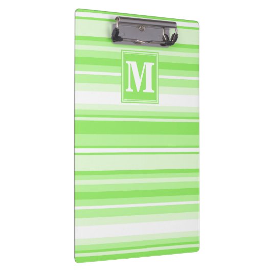 Monogramm Kalkstreifen Klemmbrett (Rechts)