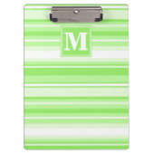 Monogramm Kalkstreifen Klemmbrett (Vorderseite)