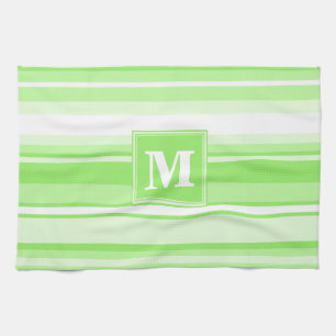 Monogramm Kalkstreifen Küchentuch