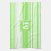 Monogramm Kalkstreifen Küchentuch (Vertikal)