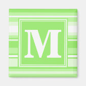 Monogramm Kalkstreifen Magnet (Vorne)