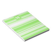 Monogramm Kalkstreifen Notizblock (angewinkelt)