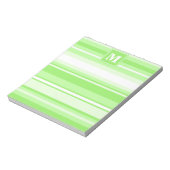 Monogramm Kalkstreifen Notizblock (Rotiert)