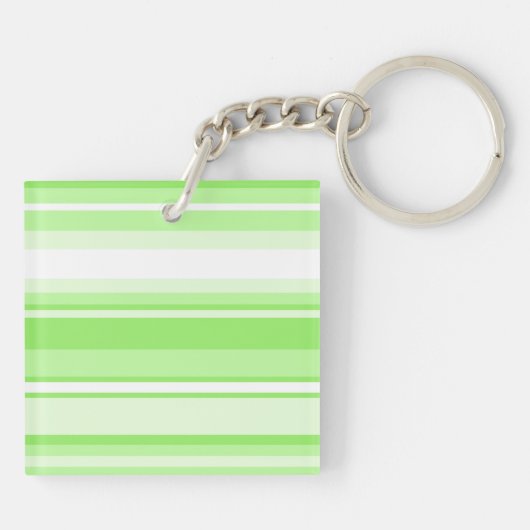 Monogramm Kalkstreifen Schlüsselanhänger (Rückseite)