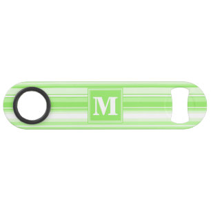 Monogramm Kalkstreifen Speedflaschenöffner