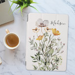 Monogramm Kalligrafie getrocknete Wildblume Bouque iPad Pro Cover<br><div class="desc">Fügen Sie Ihrem iPad Eleganz mit unserer Monogram Dried Wildblume Bouquet Cover hinzu. Ideal für Naturliebhaber. Personalisieren Sie Ihre jetzt!</div>