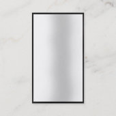 Monogramm-Kalligrafie-Visitenkarte Visitenkarte (Rückseite)