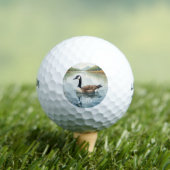 Monogramm Kanada Gans Vogel Natur Tier Golfball (Insitu T-Shirt)