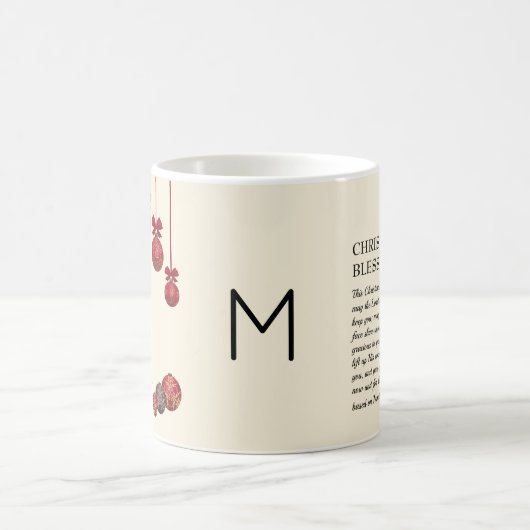 Monogramm KANN DAS LORD BLESS, DAS SIE HABEN, | Ch Kaffeetasse (Mittel)