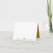 Monogramm-Kappen-Muster-Absolvent danken Ihnen: Dankeskarte (Rückseite)