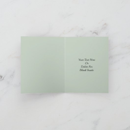 Monogramm Karte (Innenseite)