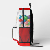 Monogramm Kaugummiautomat - Bedruckter Rucksack (Rechts)