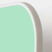 Monogramm Kawaii Erdbeerfrüchte auf Türkis Pickleball Schläger (Linke Seite)