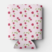Monogramm Kirsche Coquette Rosa Benutzerdefiniert Dosenkühler (Rückseite)
