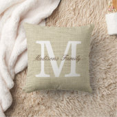 Monogramm Kissen (Decke)