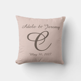 Monogramm-Kissen als Geschenk Kissen