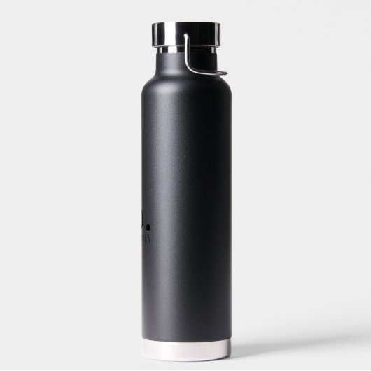 Monogramm klassisch elegante Minimalist Simple Wei Trinkflasche (Links)