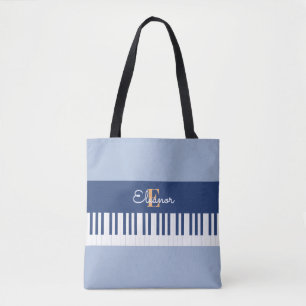 Monogramm Klaviertasten Musikalische Tastatur Musi Tasche