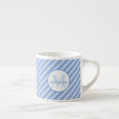 Monogramm kleine Tasse. Babydusche Geschenk Idee.  Espressotasse (Rechts)