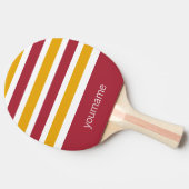 Monogramm-Klingeln pong Paddel des Tischtennis Schläger (Seitenansicht)