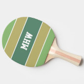 Monogramm-Klingeln pong Paddel des Tischtennis Schläger (Seitenansicht)