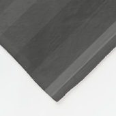 Monogramm-Kohlenstreifen Fleecedecke (Ecke)