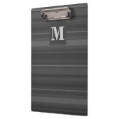 Monogramm-Kohlenstreifen Klemmbrett (Links)