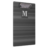 Monogramm-Kohlenstreifen Klemmbrett (Rechts)