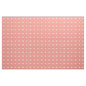 Monogramm Korallenstreifen Stoff (Yard (91,4 cm))