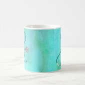 Monogramm-Krankenschwester-Arzt Absolvent Kaffeetasse (Mittel)