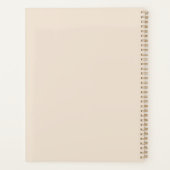 Monogramm-Kranz für Elegante Rose Planer (Rückseite)