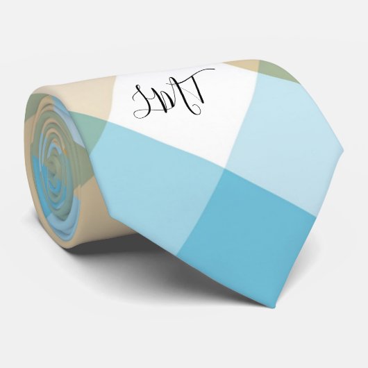 Monogramm Krawatte (Gerollt)