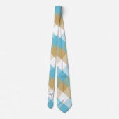 Monogramm Krawatte (Rückseite)