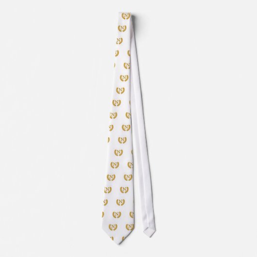 Monogramm Krawatte (Vorderseite)