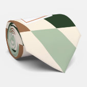 Monogramm-Krawatte der neutralen, geklatschten Kar Krawatte (Gerollt)