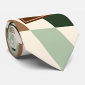 Monogramm-Krawatte der neutralen, geklatschten Kar Krawatte (Gerollt)