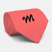 MONOGRAMM-KRAWATTE KRAWATTE (Gerollt)