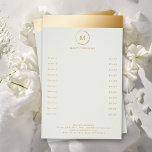 Monogramm-Kreis aus graugrünem Goldstreifen Flyer<br><div class="desc">Eleganter,  grau-grüner,  goldener Streifen,  Kreis,  Monogramm-Flyer. Kein Glanz und keine Textur. Bearbeiten Sie Ihr Produkt in wenigen Minuten,  indem Sie Ihre Daten eingeben. Sie können Schriftart,  Farbe und Position ändern,  indem Sie "mehr personalisieren".</div>