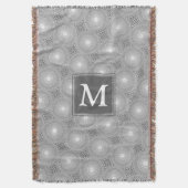 Monogramm-Kreismuster Decke (Vorderseite Vertikal)