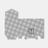 Monogramm-Kreismuster Geschenkschachtel (Ungefaltet)