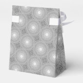 Monogramm-Kreismuster Geschenkschachtel (Rückseite)