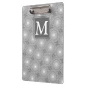 Monogramm-Kreismuster Klemmbrett (Links)