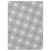 Monogramm-Kreismuster Klemmbrett (Rückseite)