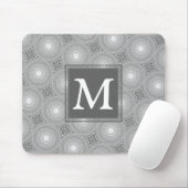 Monogramm-Kreismuster Mousepad (Mit Mouse)