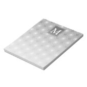 Monogramm-Kreismuster Notizblock (Rotiert)