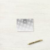 Monogramm-Kreismuster Post-it Klebezettel (Auf Schreibtisch)