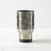 Monogramm-Kreismuster Reisebecher (Mittel)