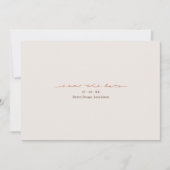 Monogramm Kreuz Christliche Hochzeit Save The Date (Vorderseite)